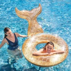 Bouée Sirène à Paillettes Glitter Intex -Intex Piscines Soldes bouee sirene a paillettes glitter intex 2