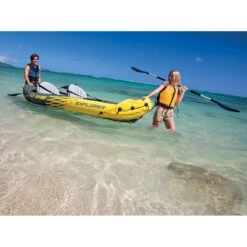 Canoë Kayak Gonflable Intex Explorer K2 -Intex Piscines Soldes canoe kayak gonflable intex explorer k2 2