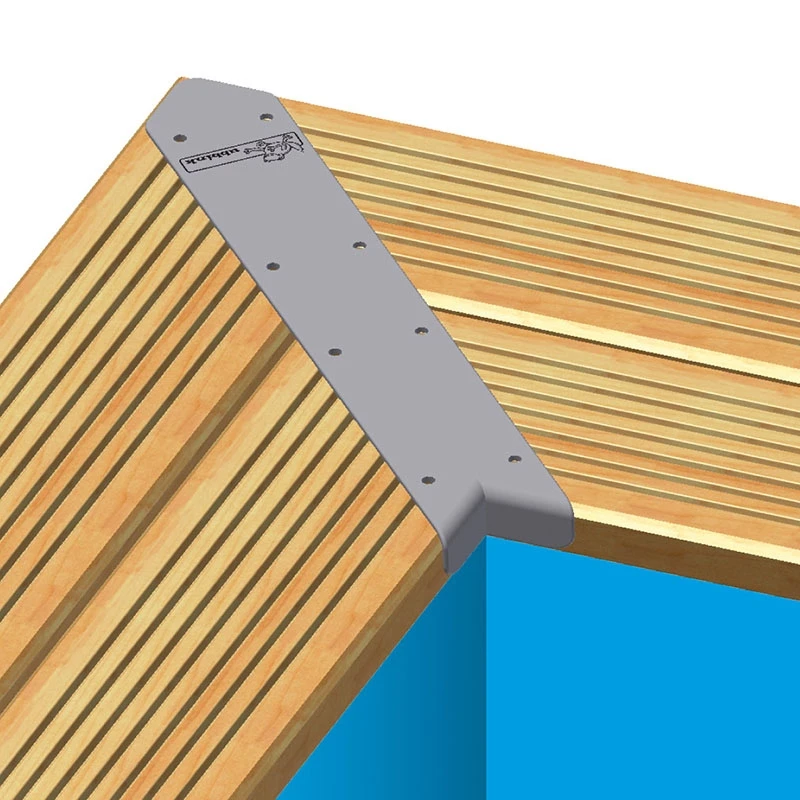 Finition De Margelles Aluminium Ubbink Pour Piscines Bois 4 Finition De Margelles Aluminium Ubbink Pour Piscines Bois – Image 2