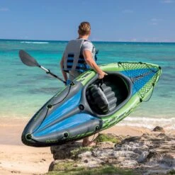 Kayak Intex Challenger K1 -Intex Piscines Soldes kayak intex challenger k1 3