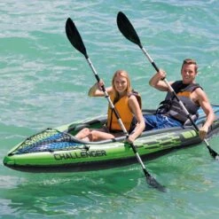 Kayak Intex Challenger K2 -Intex Piscines Soldes kayak intex challenger k2 3