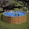 GRE Piscine Acier Gré Aspect Bois Sicilia Ronde 1 GRE Piscine Acier Gré Aspect Bois Sicilia Ronde -Intex Piscines Soldes piscine acier gre aspect bois sicilia ronde
