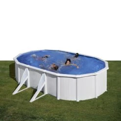 Devant -Intex Piscines Soldes piscine acier gre fidji plus ovale 1