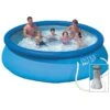 Piscine Autoportée Intex Easy Set 3,66 X H0,76m -Intex Piscines Soldes piscine autoportee intex easy set 366 x h076m