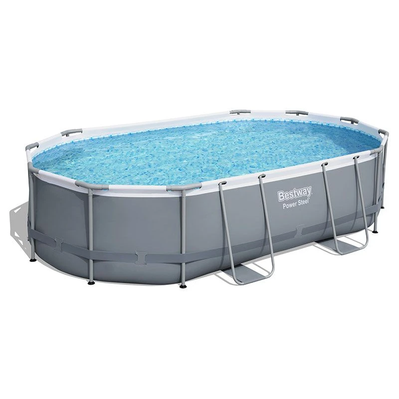 Piscine Bestway Ovale Power Steel 4,88 X 3,05 H1,07m 3 Piscine Bestway Ovale Power Steel 4,88 X 3,05 H1,07m