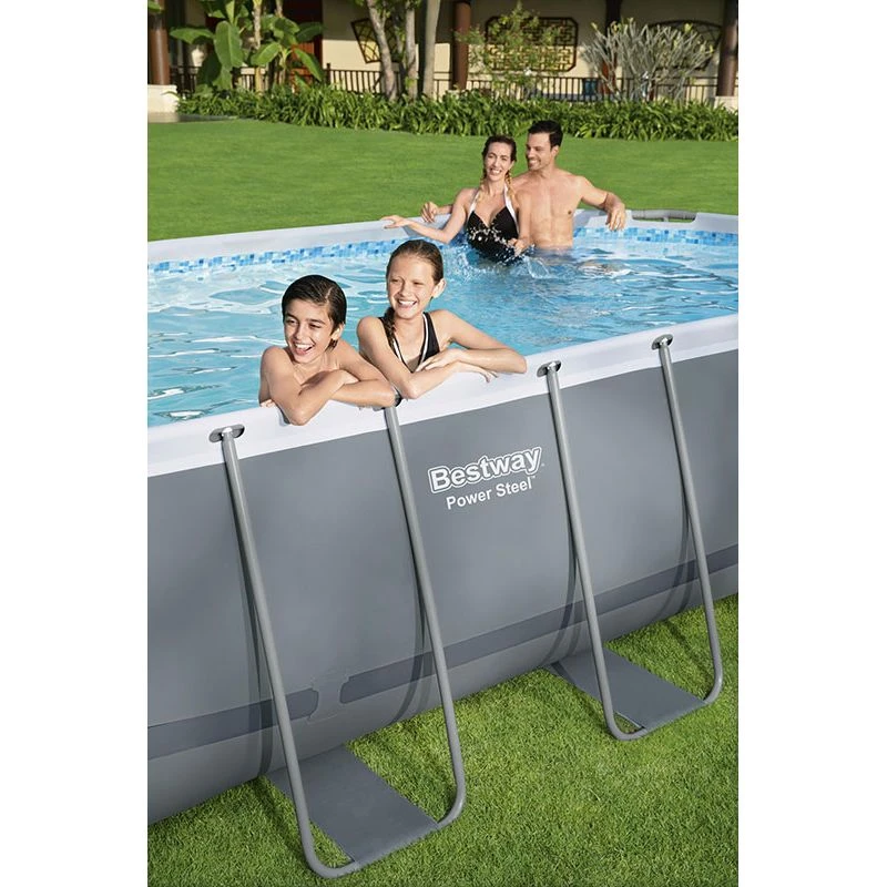 Piscine Bestway Ovale Power Steel 5,49 X 2,74 H1,22m 6 Piscine Bestway Ovale Power Steel 5,49 X 2,74 H1,22m – Image 4
