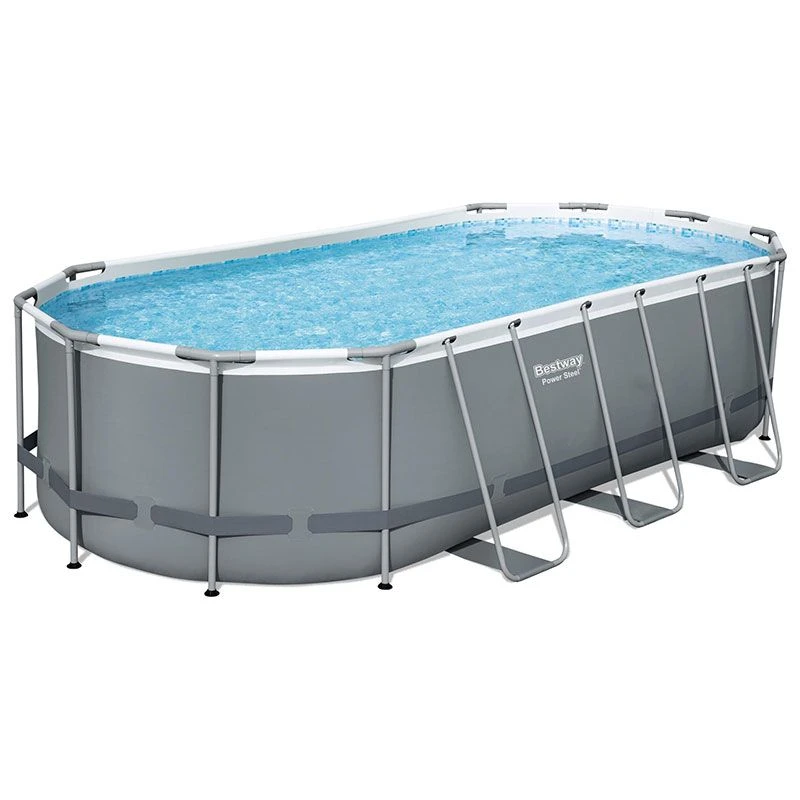 Piscine Bestway Ovale Power Steel 5,49 X 2,74 H1,22m 3 Piscine Bestway Ovale Power Steel 5,49 X 2,74 H1,22m
