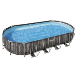 Piscine Bestway Ovale Power Steel Décor Bois 7,32 X 3,66 H1,22m 12 Piscine Bestway Ovale Power Steel Décor Bois 7,32 X 3,66 H1,22m -Intex Piscines Soldes piscine bestway ovale power steel decor bois 732 x 366 h122m 3