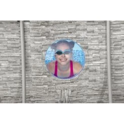 Piscine Bestway Ovale Power Steel Swim Vista Décor Pierre 4,27 X 2,50 H1,00m -Intex Piscines Soldes piscine bestway ovale power steel swim vista decor pierre 427 x 250 h100m 3