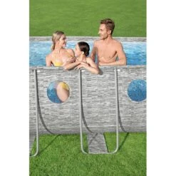 Piscine Bestway Ovale Power Steel Swim Vista Décor Pierre 5,49 X 2,74 H1,22m 17 Piscine Bestway Ovale Power Steel Swim Vista Décor Pierre 5,49 X 2,74 H1,22m -Intex Piscines Soldes piscine bestway ovale power steel swim vista decor pierre 549 x 274 h122m 5