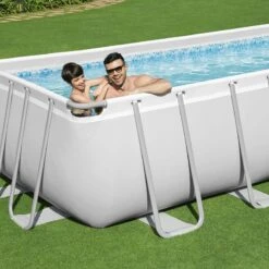 Piscine Bestway Rectangulaire Power Steel 5,49 X 2,74 H1,22m -Intex Piscines Soldes piscine bestway rectangulaire power steel 549 x 274 h122m 3