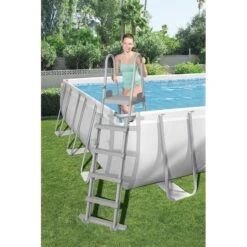 Piscine Bestway Rectangulaire Power Steel 7,32 X 3,66 H1,32m -Intex Piscines Soldes piscine bestway rectangulaire power steel 732 x 366 h132m 4