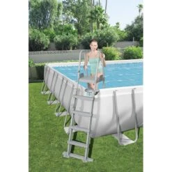 Piscine Bestway Rectangulaire Power Steel 9,56 X 4,88 H1,32m -Intex Piscines Soldes piscine bestway rectangulaire power steel 956 x 488 h132m 4