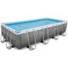 Piscine Bestway Rectangulaire Power Steel Décor Rotin 5,49 X 2,74 H1,22m -Intex Piscines Soldes piscine bestway rectangulaire power steel decor rotin 549 x 274 h122m