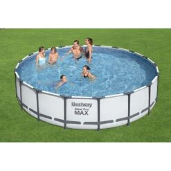 Piscine Bestway Ronde Steel Pro Max 5,49 X H1,22m 10 Piscine Bestway Ronde Steel Pro Max 5,49 X H1,22m -Intex Piscines Soldes piscine bestway ronde steel pro max 549 x h122m 2