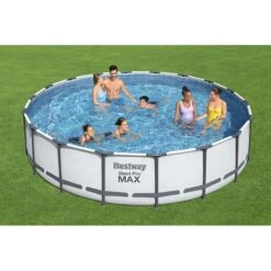 Piscine Bestway Ronde Steel Pro Max 5,49 X H1,22m 13 Piscine Bestway Ronde Steel Pro Max 5,49 X H1,22m -Intex Piscines Soldes piscine bestway ronde steel pro max 549 x h122m 5