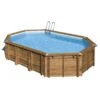 Piscine Bois Avocado 6,56 X 4,56 X H1,31m -Intex Piscines Soldes piscine bois avocado 656 x 456 x h131m