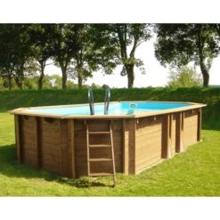 Piscine Bois Avocado 6,56 X 4,56 X H1,31m -Intex Piscines Soldes piscine bois avocado 656 x 456 x h131m 2