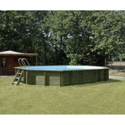 Piscine Bois Avocado 6,56 X 4,56 X H1,31m -Intex Piscines Soldes piscine bois avocado 656 x 456 x h131m 3