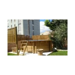Ubbink Piscine Bois Azura 4,10 X H1,20m -Intex Piscines Soldes piscine bois azura 410 x h120m 3