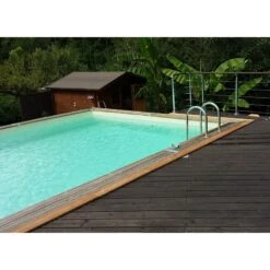 Ubbink Piscine Bois Azura 5,05 X 3,50 X H1,26m -Intex Piscines Soldes piscine bois azura 505 x 350 x h126m 4