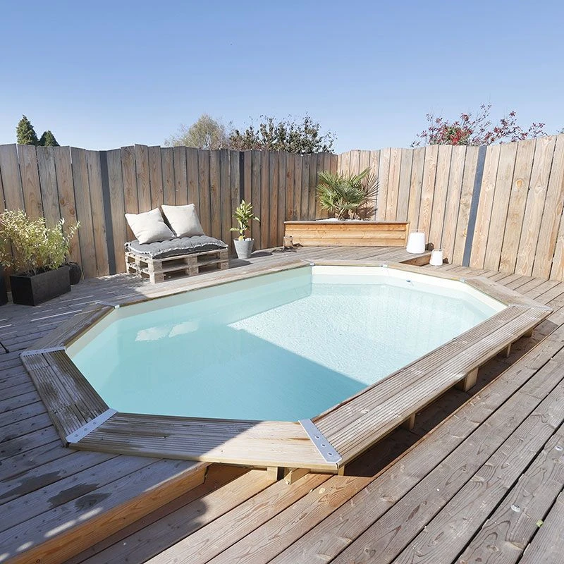 Ubbink Piscine Bois Azura 6,10 X 4,00 X H1,20m 7 Ubbink Piscine Bois Azura 6,10 X 4,00 X H1,20m – Image 5