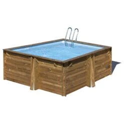 Piscine Bois Carra 3,05 X 3,05 X H1,19m -Intex Piscines Soldes piscine bois carra 305 x 305 x h119m 2