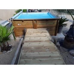 Piscine Bois Carra 3,05 X 3,05 X H1,19m -Intex Piscines Soldes piscine bois carra 305 x 305 x h119m 5