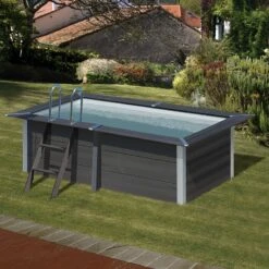 Nouveaux produits -Intex Piscines Soldes piscine bois composite avant garde gre 326 x 186 x h096m 1