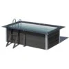Piscine Bois Composite Avant Garde Gre 3,26 X 1,86 X H0,96m -Intex Piscines Soldes piscine bois composite avant garde gre 326 x 186 x h096m