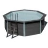 Piscine Bois Composite Avant Garde Gre 4,10 X H1,24m -Intex Piscines Soldes piscine bois composite avant garde gre 410 x h124m