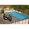 Piscine Bois Evora 6,20 X 4,20 X H1,33m 1 Piscine Bois Evora 6,20 X 4,20 X H1,33m -Intex Piscines Soldes piscine bois evora 620 x 420 x h133m