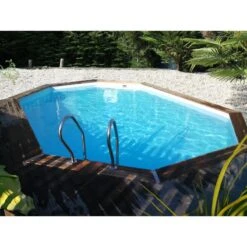 Piscine Bois Grenade II 4,36 X 3,36 X H1,17m -Intex Piscines Soldes piscine bois grenade ii 436 x 336 x h117m 3