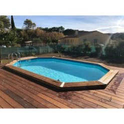 Ubbink Piscine Bois Lagon 4,85 X 3,35 X H1,20m 8 Ubbink Piscine Bois Lagon 4,85 X 3,35 X H1,20m -Intex Piscines Soldes piscine bois lagon 485 x 335 x h120m 2