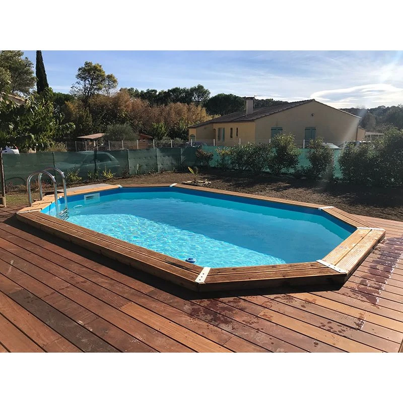 Ubbink Piscine Bois Lagon 4,85 X 3,35 X H1,20m 5 Ubbink Piscine Bois Lagon 4,85 X 3,35 X H1,20m – Image 3