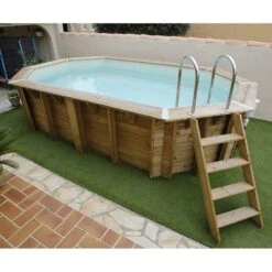 Ubbink Piscine Bois Lagon 5,00 X 3,50 X H1,30m -Intex Piscines Soldes piscine bois lagon 500 x 350 x h130m 4