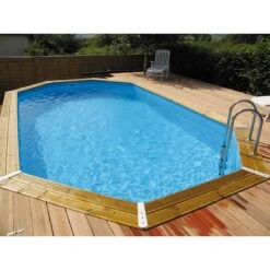 Ubbink Piscine Bois Lagon 5,00 X 3,50 X H1,30m -Intex Piscines Soldes piscine bois lagon 500 x 350 x h130m 5