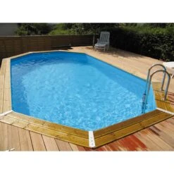 Ubbink Piscine Bois Lagon 6,70 X 4,00 X H1,30m -Intex Piscines Soldes piscine bois lagon 670 x 400 x h130m 3