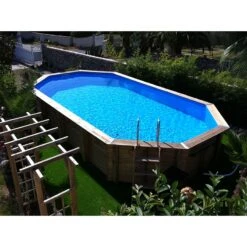 Ubbink Piscine Bois Lagon 8,20 X 4,00 X H1,30m -Intex Piscines Soldes piscine bois lagon 820 x 400 x h130m 3