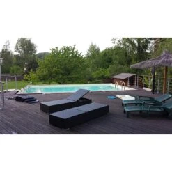 Ubbink Piscine Bois Linea 15,50 X 3,50 X H1,55m -Intex Piscines Soldes piscine bois linea 1550 x 350 x h155m 3