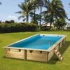 Ubbink Piscine Bois Linea 6,50 X 3,50 X H1,40m 1 Ubbink Piscine Bois Linea 6,50 X 3,50 X H1,40m -Intex Piscines Soldes piscine bois linea 650 x 350 x h140m