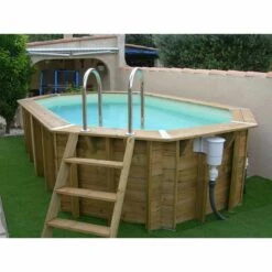 Ubbink Piscine Bois Ocea 5,50 X 3,55 X H1,20m -Intex Piscines Soldes piscine bois ocea 550 x 355 x h120m 7