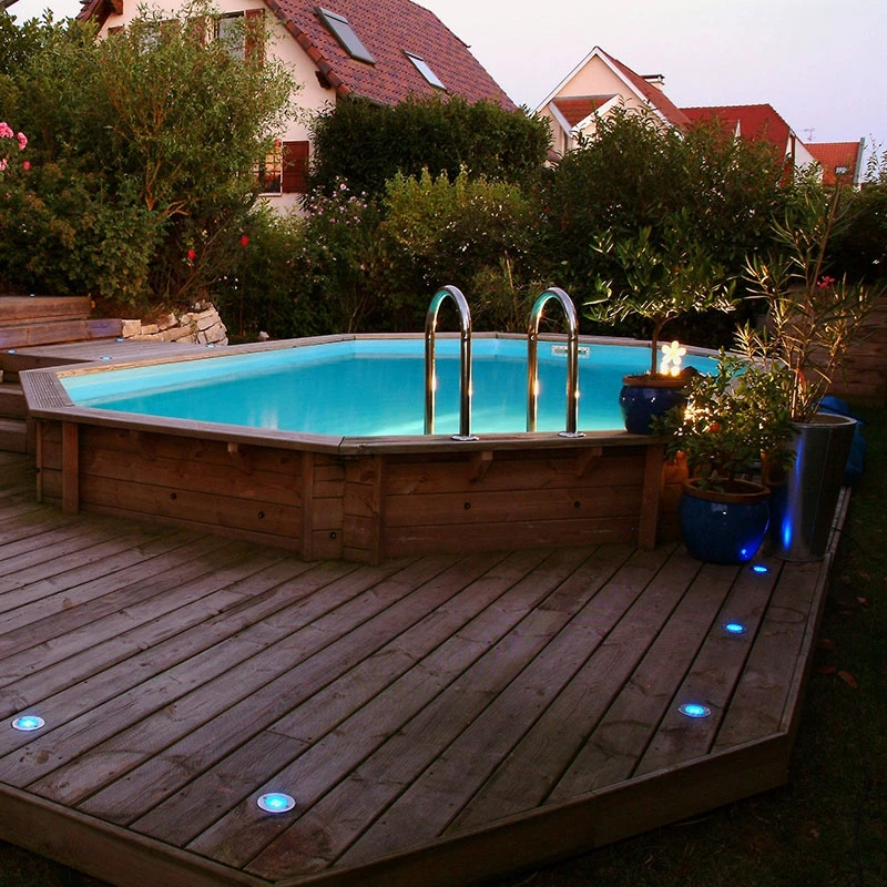 Ubbink Piscine Bois Ocea 6,10 X 4,00 X H1,30m 4 Ubbink Piscine Bois Ocea 6,10 X 4,00 X H1,30m – Image 2