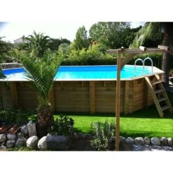 Ubbink Piscine Bois Ocea 8,60 X 4,70 X H1,30m -Intex Piscines Soldes piscine bois ocea 860 x 470 x h130m 3