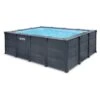 Piscine Intex Graphite 4,00 X 3,00 H1,24m Rectangulaire -Intex Piscines Soldes piscine intex graphite 400 x 300 h124m rectangulaire