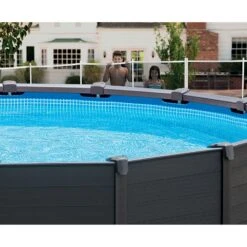 Piscine Tubulaire Intex Graphite 4,78 X H1,24m 7 Piscine Tubulaire Intex Graphite 4,78 X H1,24m -Intex Piscines Soldes piscine intex graphite 478 x h124m 2