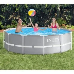 Piscine Tubulaire Intex Prism Frame 3,66 X H0,99m -Intex Piscines Soldes piscine intex prism frame 366 x h099m 1