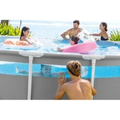 Piscine Tubulaire Intex Clear Window 4,88 X H1,22m -Intex Piscines Soldes piscine tubulaire intex clear window 488 x h122m 4