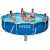 Piscine Tubulaire Intex Metal Frame 3,66 X H0,76m -Intex Piscines Soldes piscine tubulaire intex metal frame 366 x h076m