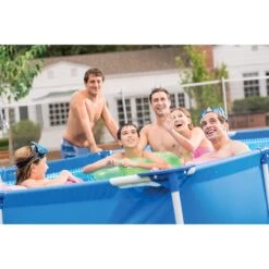 Piscine Tubulaire Intex Metal Frame 4,50 X 2,20 X H0,84m -Intex Piscines Soldes piscine tubulaire intex metal frame 450 x 220 x h084m 2